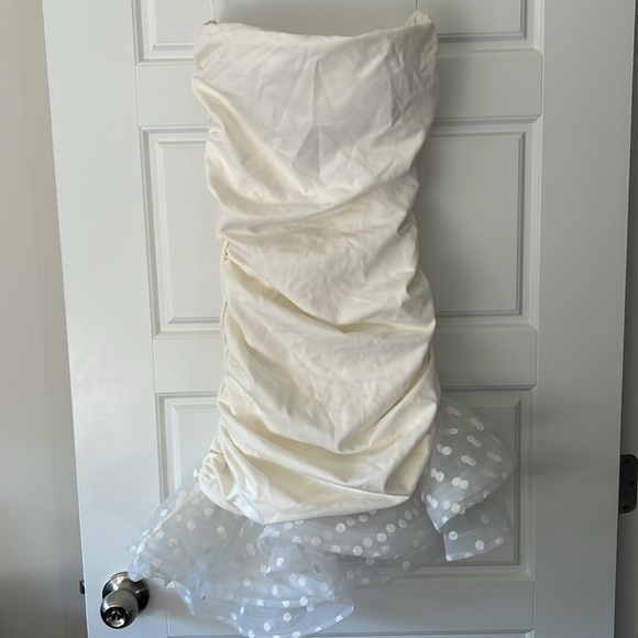 White Revolve Bridal Dress - Picture 2 of 3